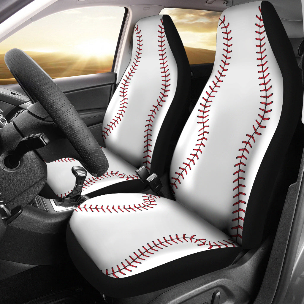 Baseball - Car Seat Cover - (Set of 2)